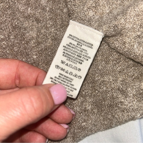 Free People Tan Ribbed Scoop Neck Sweater - Picture 8 of 8